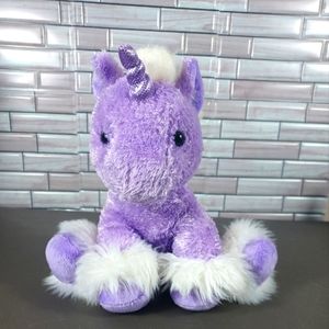 •Aurora World Dreaming of You Plush Unicorn, Purple, 14" fairycore